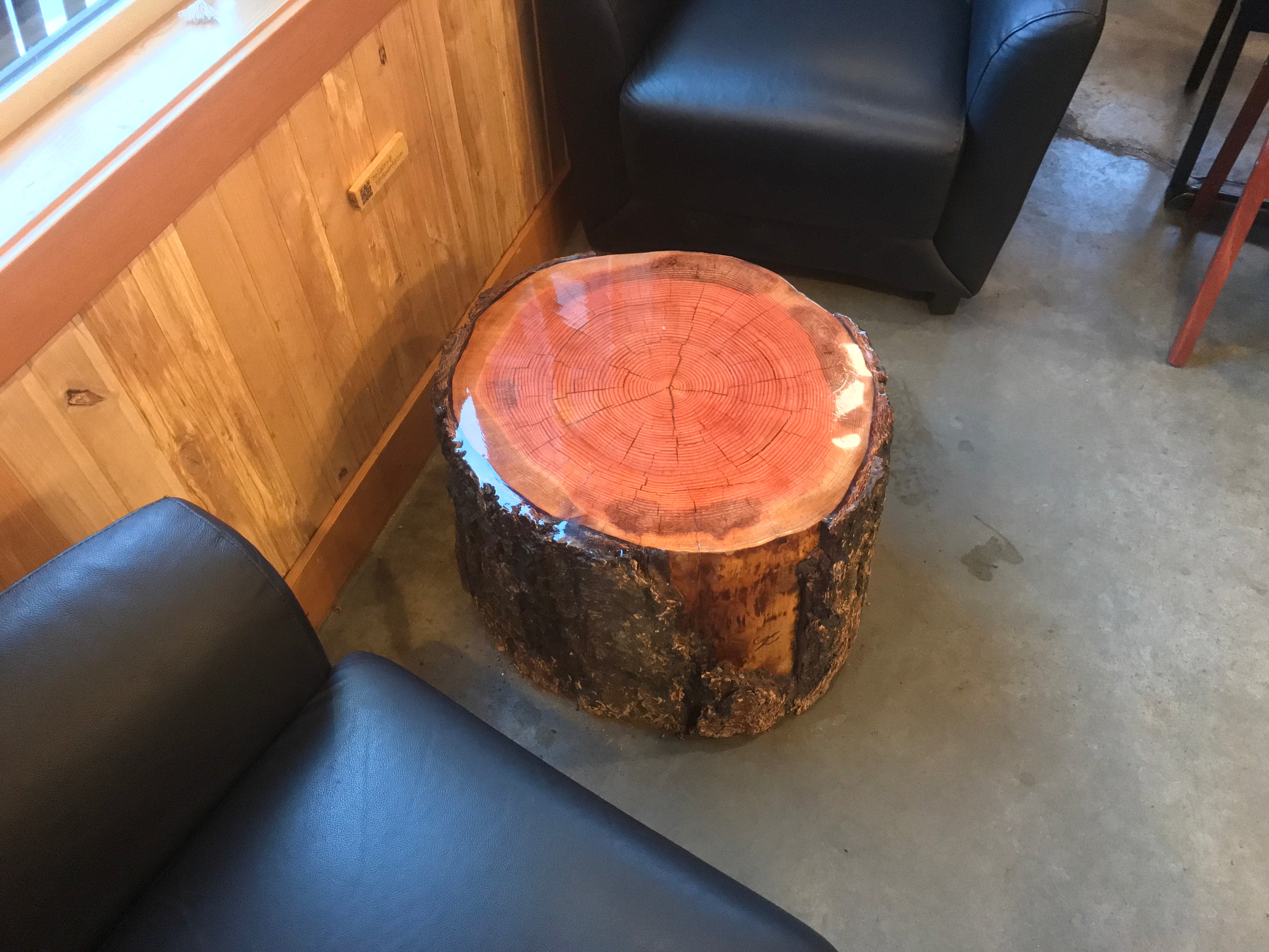 The campfire coffee table